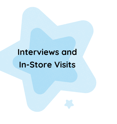 Interviews and In-store Visits